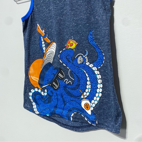 🛍️4 for 20$ / Wonder Nation Tank Top Squid / Navy / S (6-7) - Picture 2 of 4